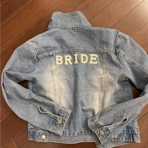Bride denim jean jacket